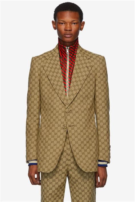 gucci blazer mes|gucci warm up suits men.